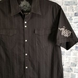 LAST CHANCE! 7 Diamonds Black Textured CottonTop